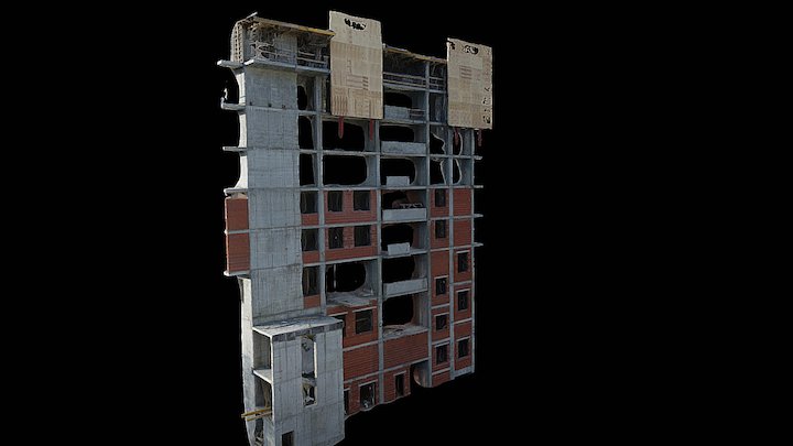Yunost_Bldng1_East 3D Model