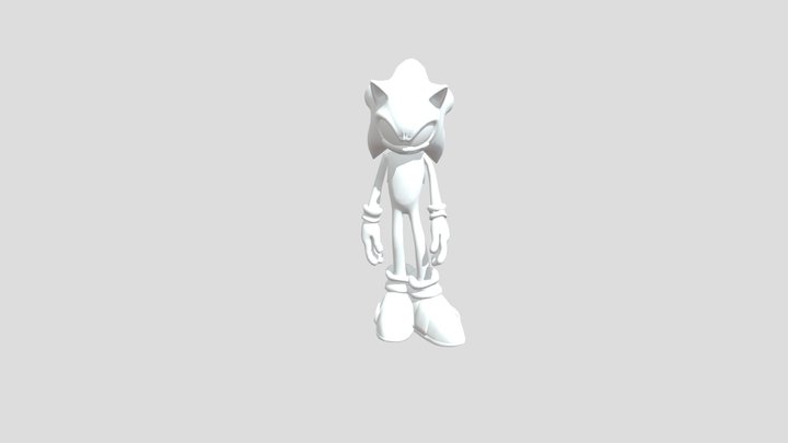 Sonic x Fortnite concept anim 3D Model