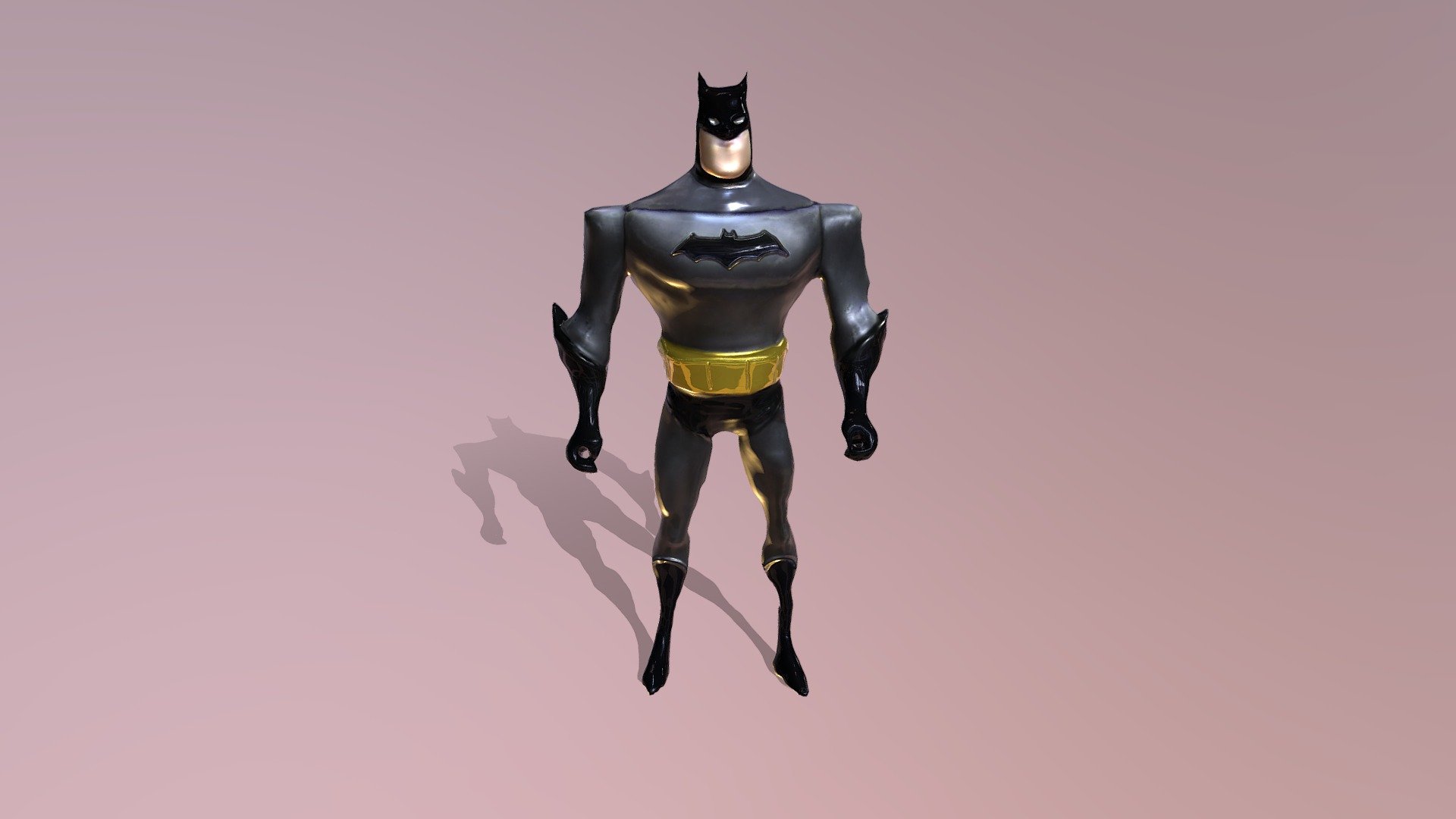 Batman Photogrammetry Retopo And Color