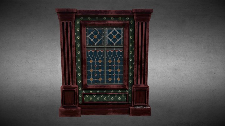 Wall Tile-Set Part 5 Single Wall with Window