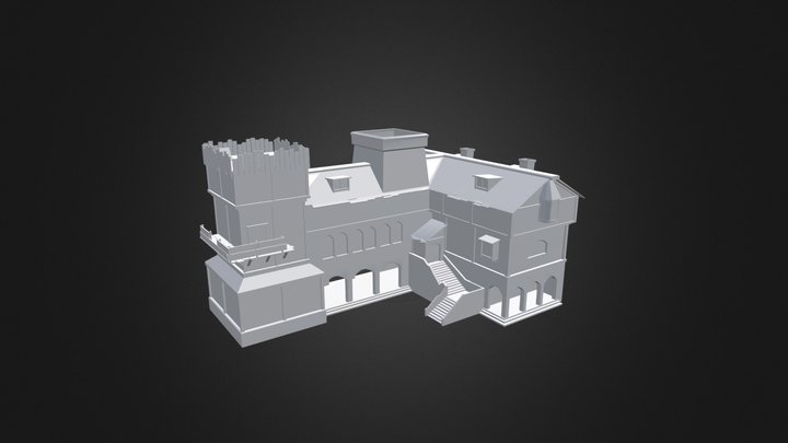 Townhall 3D Model