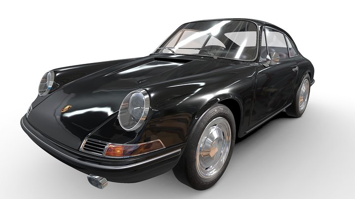 1967 Porsche 911 S Coupe 3D Model