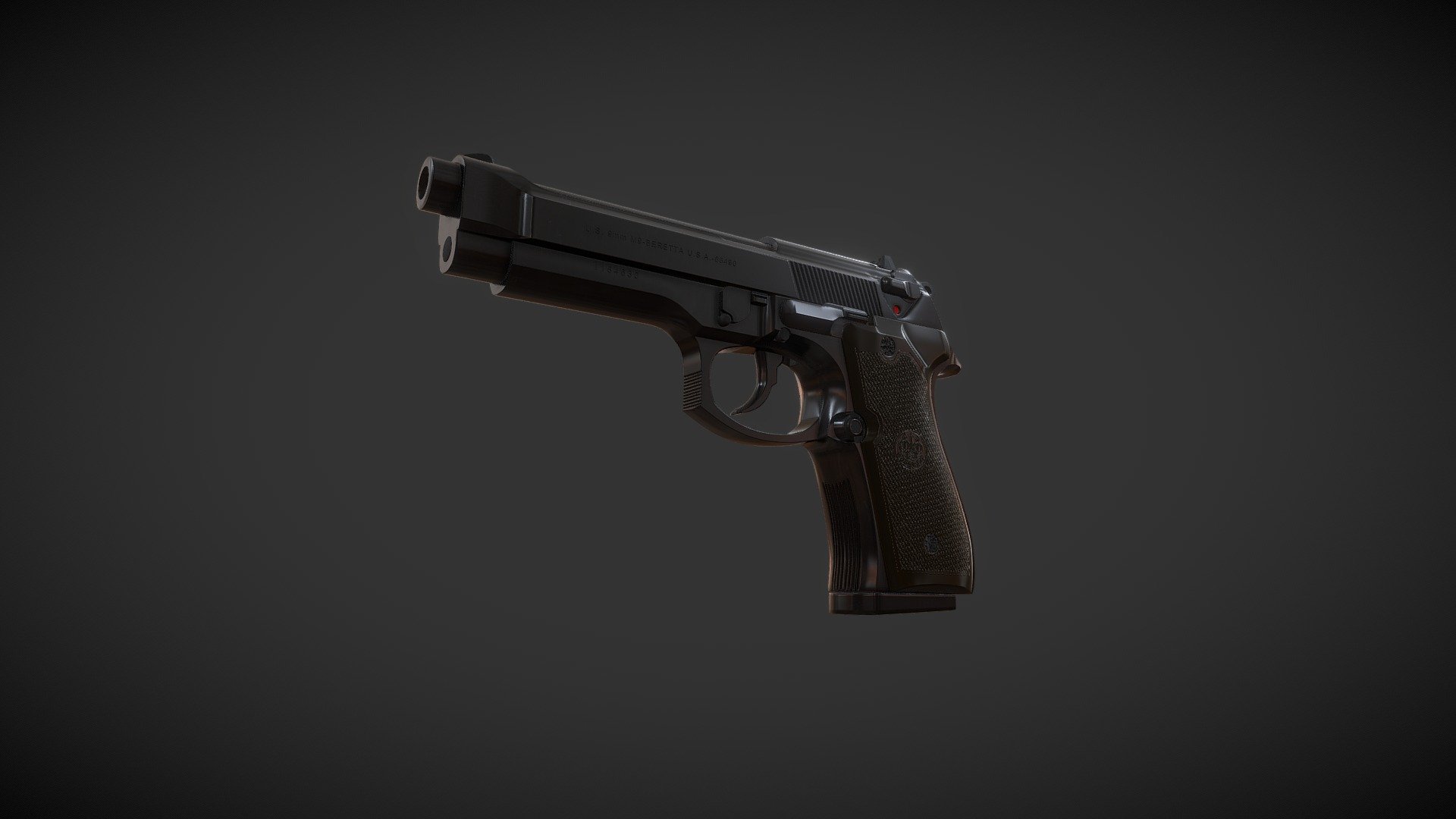 Beretta M9 - Buy Royalty Free 3D model by hum3d (@hum3d) [78f1b69 ...