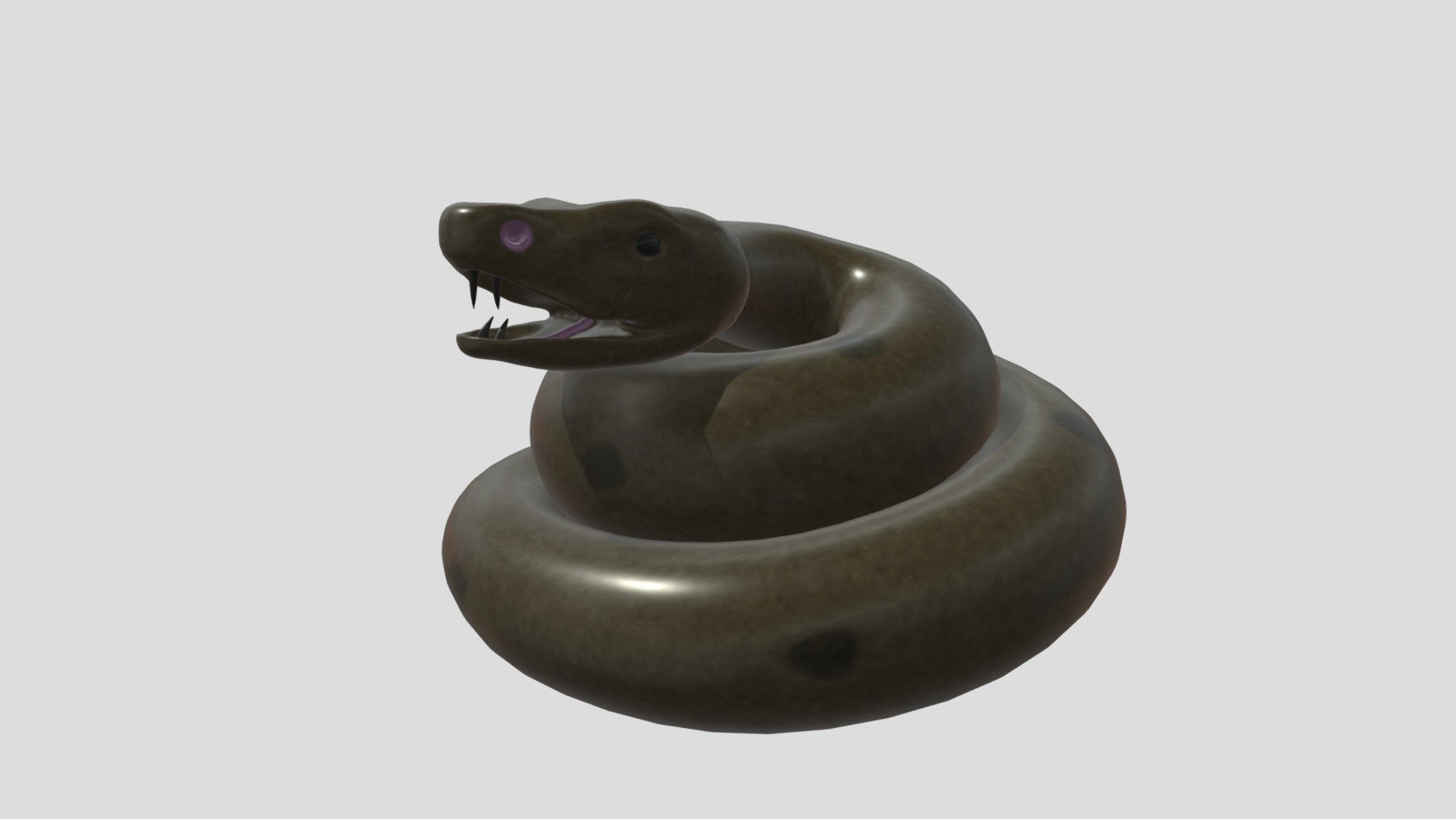 Snek Statue Textured