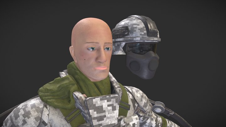 Russian Ratnik 3D Model