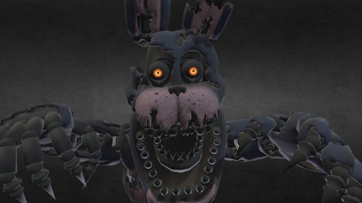Nightmare Bonnie - Five Nights at Freddy's 4 3D Model