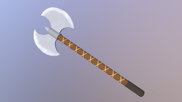 Two Handed Axe 3D Model