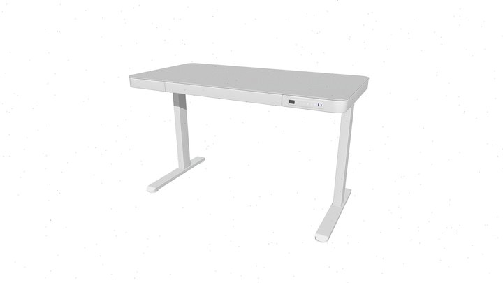 Mesa com regulagem altura elétrica Musa 3D Model