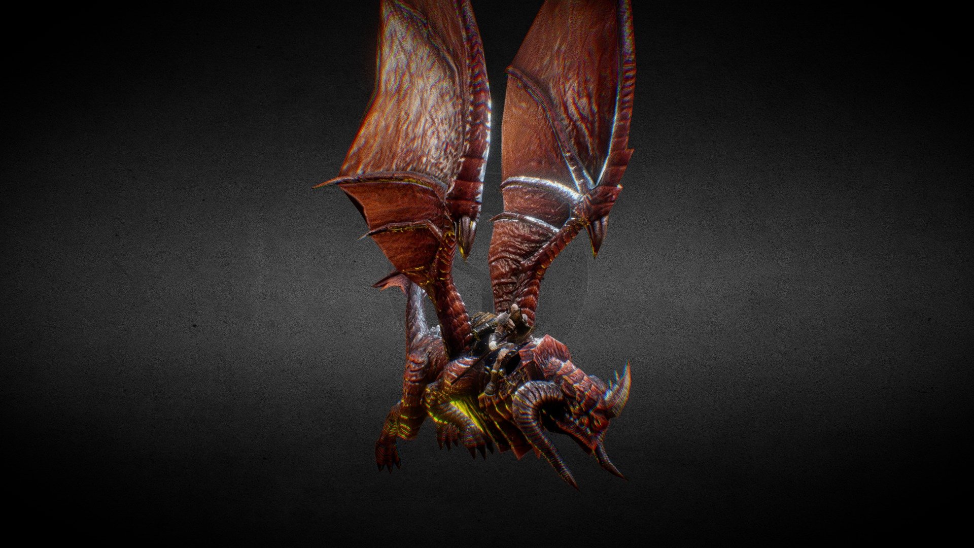 Dragon flying - Download Free 3D model by NORBERTO-3D (@norberto3d)  [78f809b]