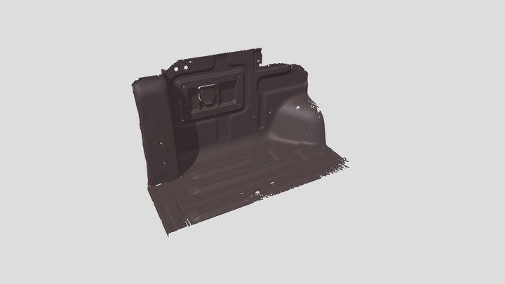 Ute Tray partial - Mounting Locations Einscan HX 3D Model