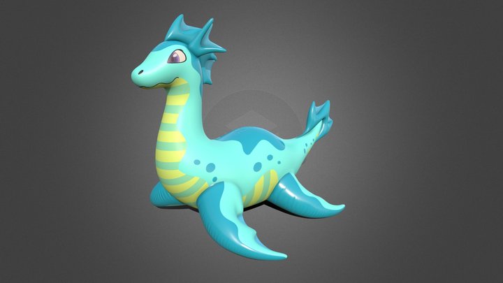Inflatable Sea dragon 3D Model