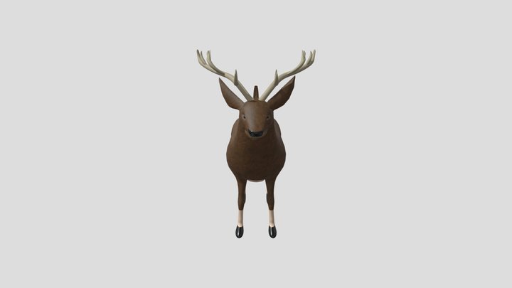 color deer 3D Model