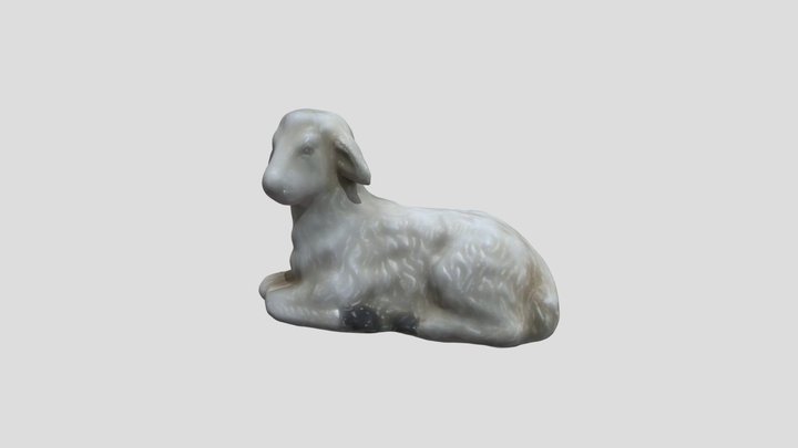 Nativity Sheep 3D Model