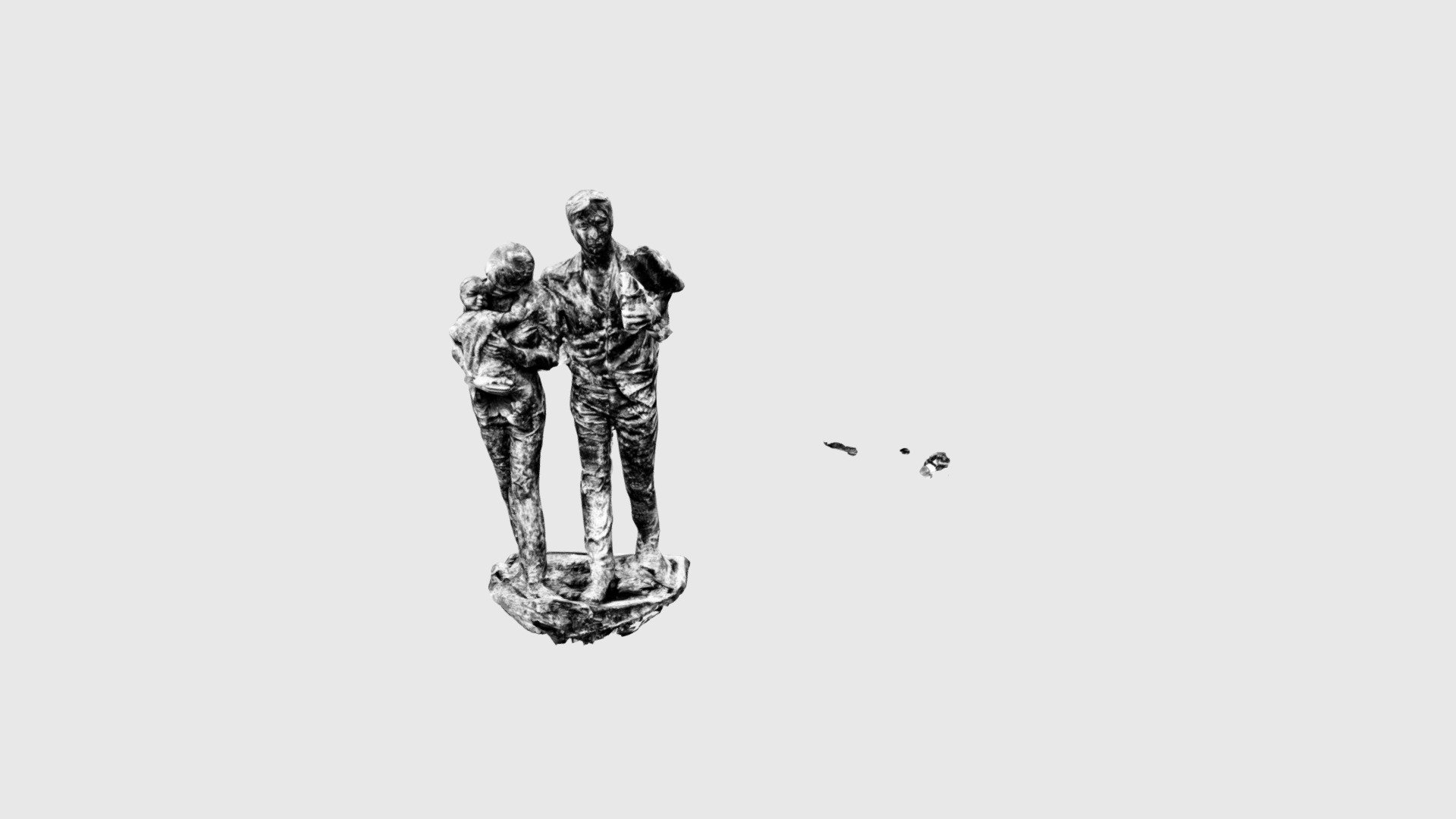 Statue to the refugees