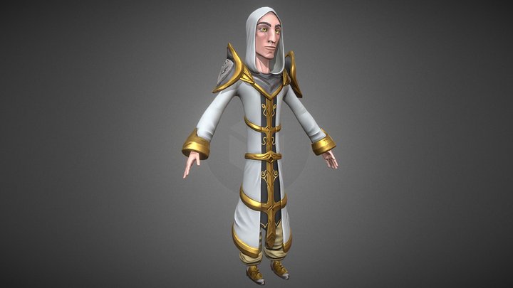 Rune Priest 3D Model