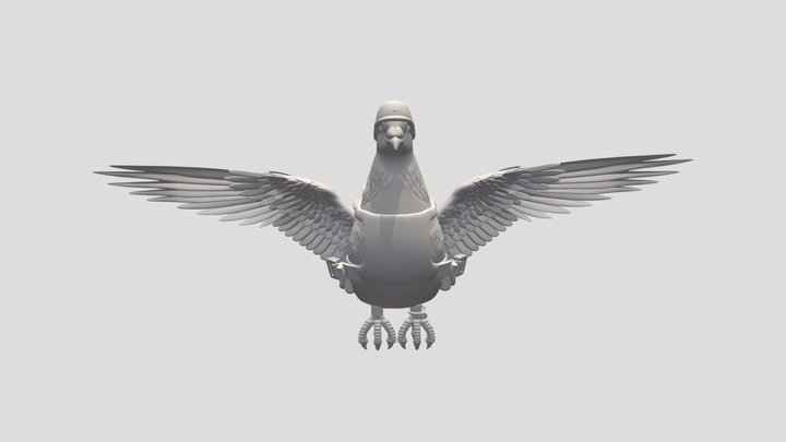 Retelo Pigeon (battle ready) 3D Model