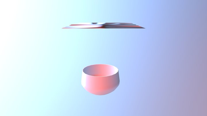 Cloth And Cup 3D Model