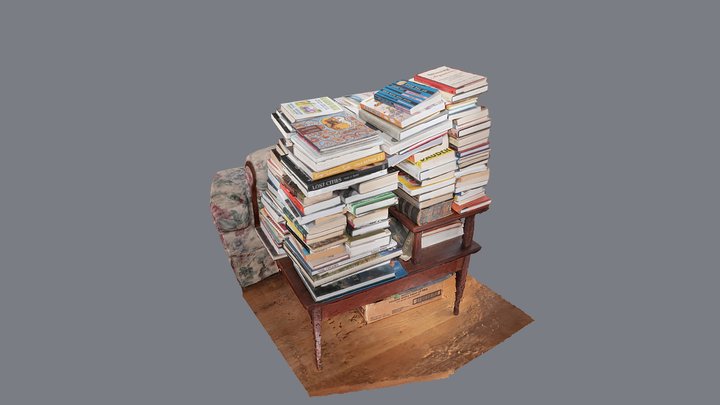 Bob's Books 2 3D Model