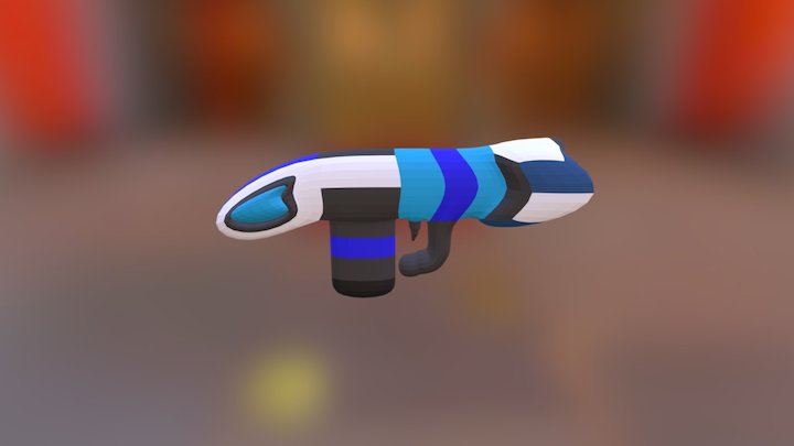 Ray Gun 1 3D Model