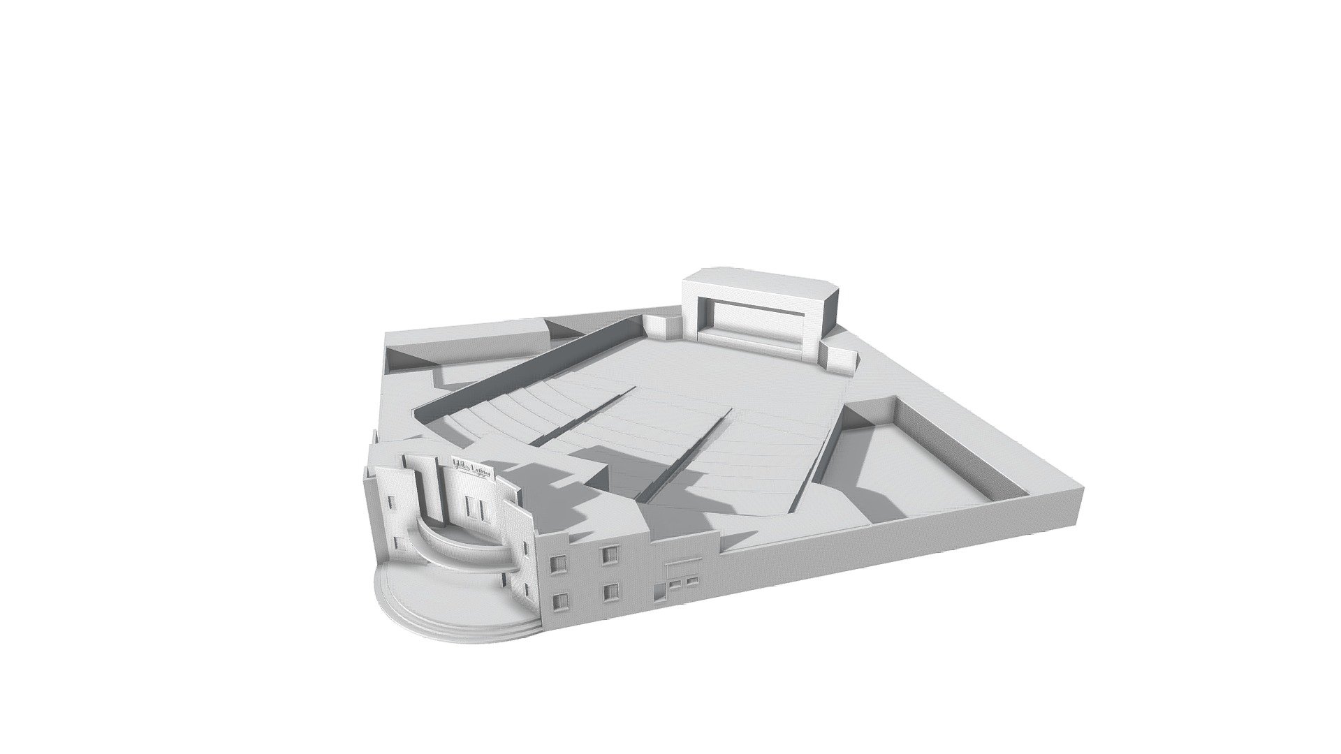 Halfaia Cinema — Sketchfab embed 3D viewer