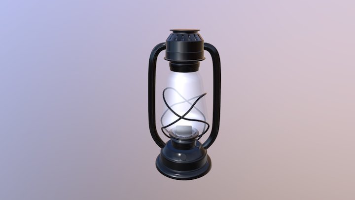 Antique lantern 3D Model