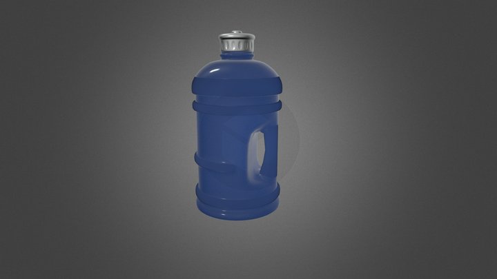 Bottle of water 3D Model