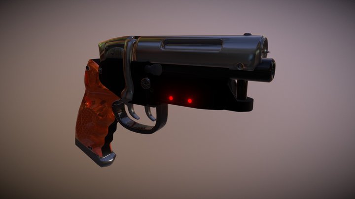 Deckard's Blaster OUTDATED Version 3D Model