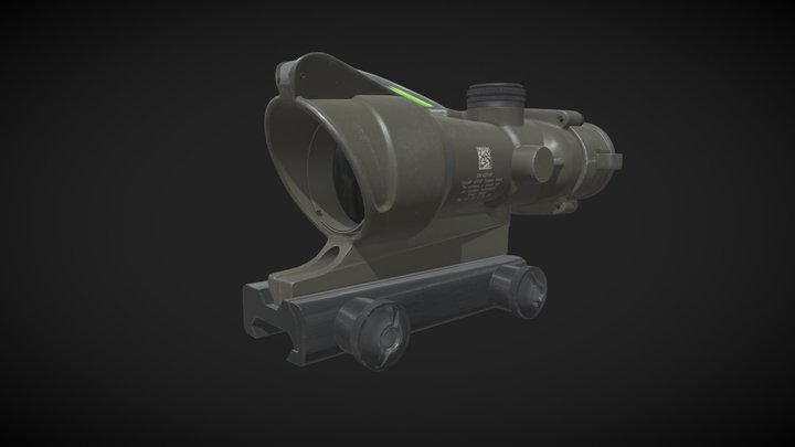 Trijicon ACOG 4x32 3D Model