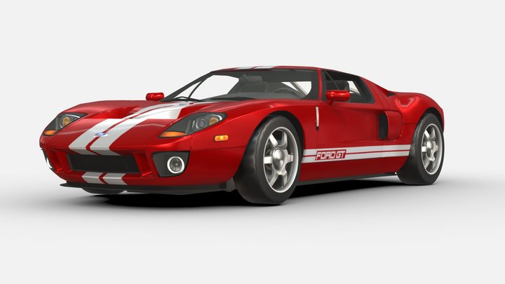 3d model Supercar GT 3D Model
