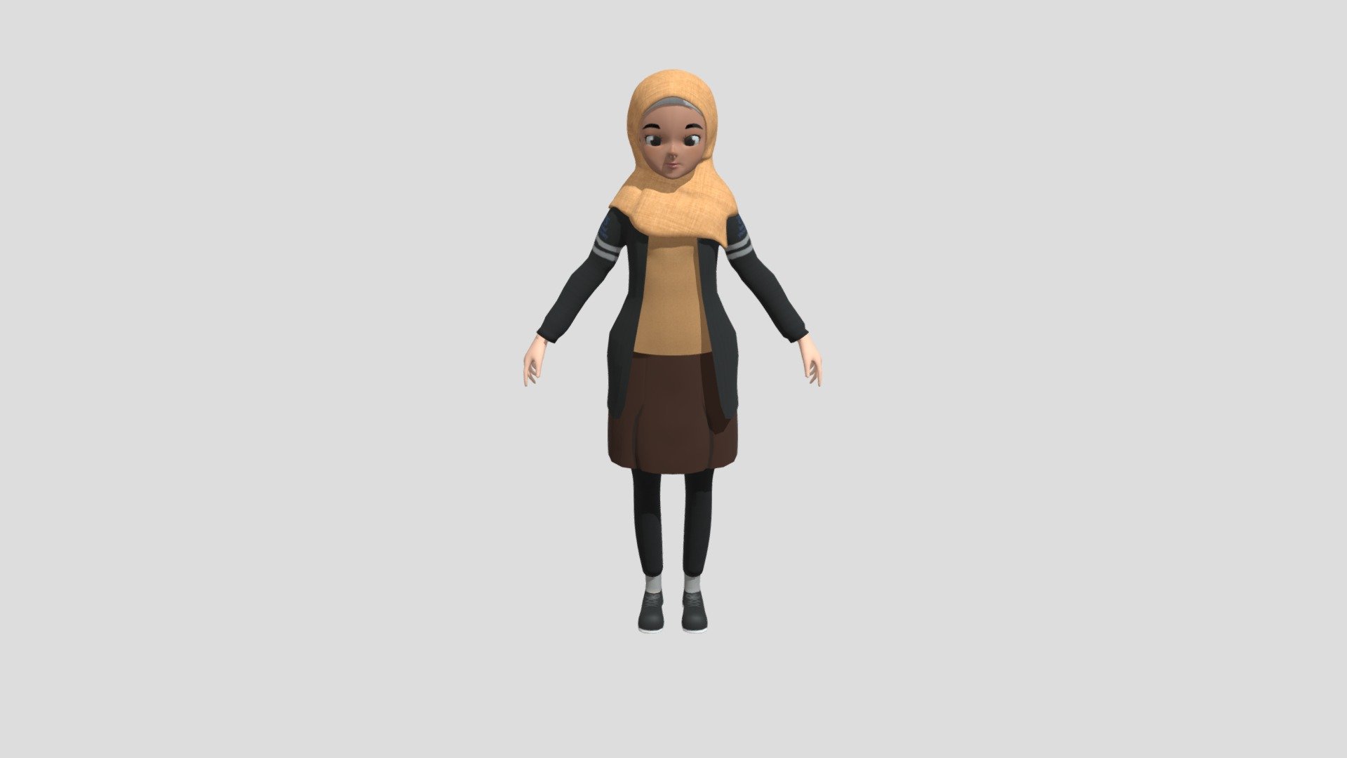 Character - 3D model by Erial Game Studio (@AeriaLeon) [7900a35 ...