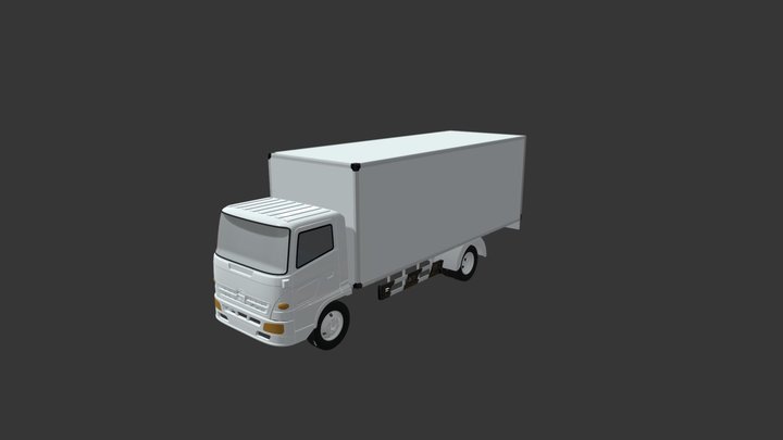 Xe tải HINO 500 – Free 3D Model STL