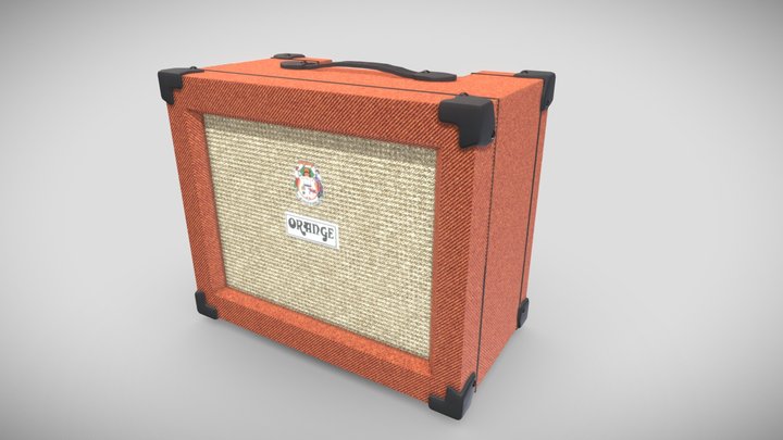 ORANGE AMPS CRUSH 35RT 3D Model