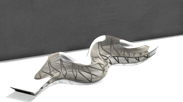 GHẾ MÂY PARAMETRIC 3D Model