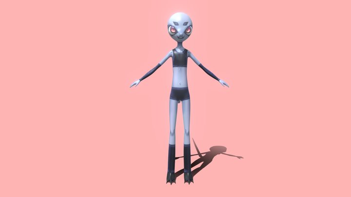 STYLIZED LIZARD 3D Model