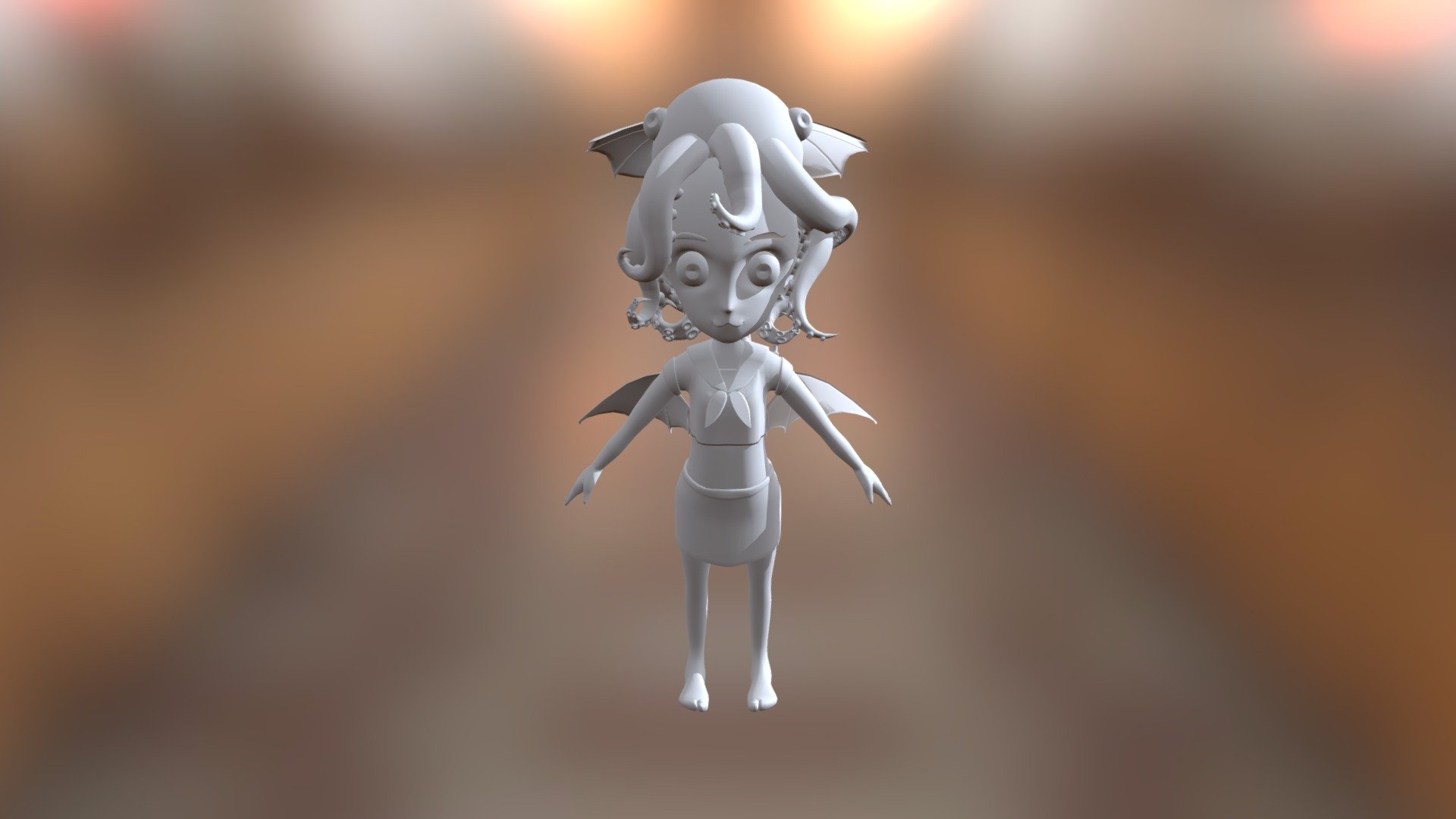 C-Chan 3D Character Model Smoothed