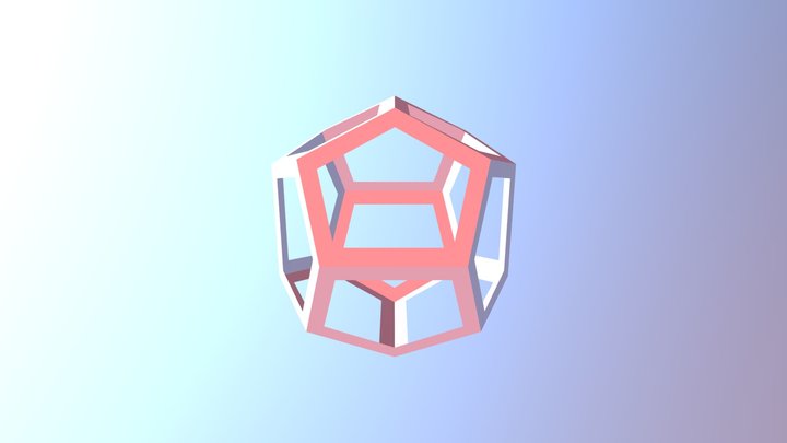 Dodecaedro calado 3D Model