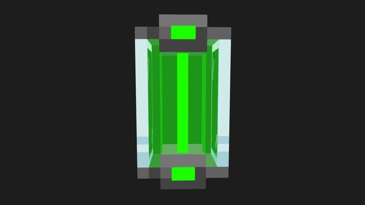 Uranium Rod 3D Model
