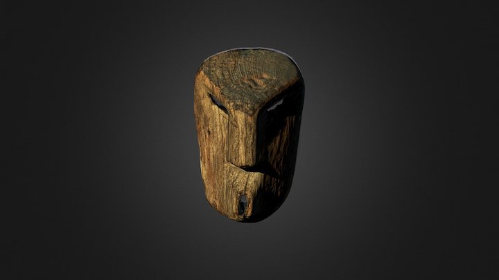 Inuit Mask - Andre Breton's Collection 3D Model