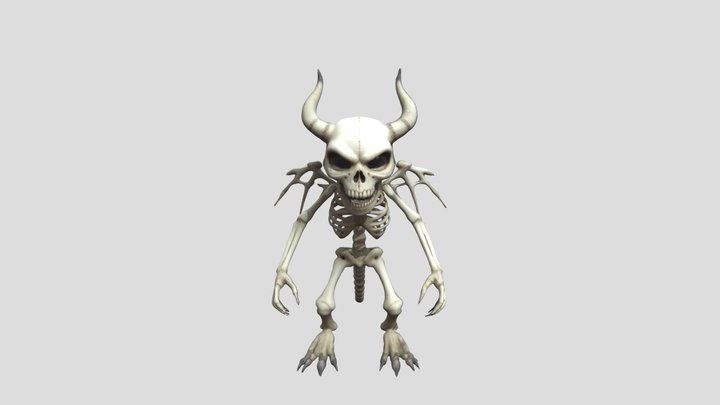 Skeleton Angel v1 3D Model