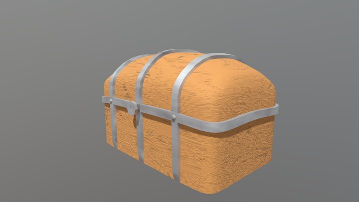 Treasure Chest 3D Model