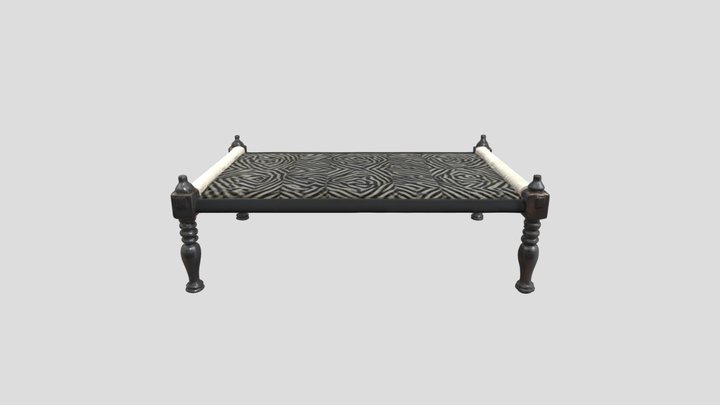 Charpai Elegance , KHAT , RAJASTHANI 3D Model