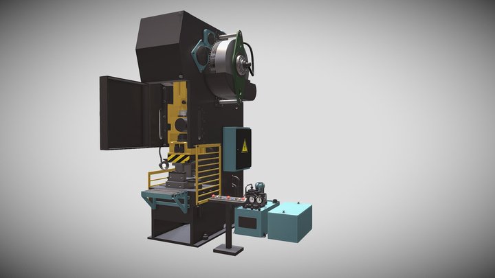 macchina di lavorazione clips 3D Model