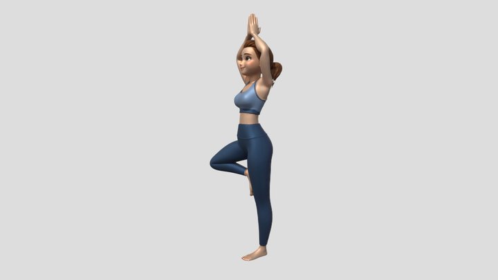 Susie Pretty, in Balance Point pose