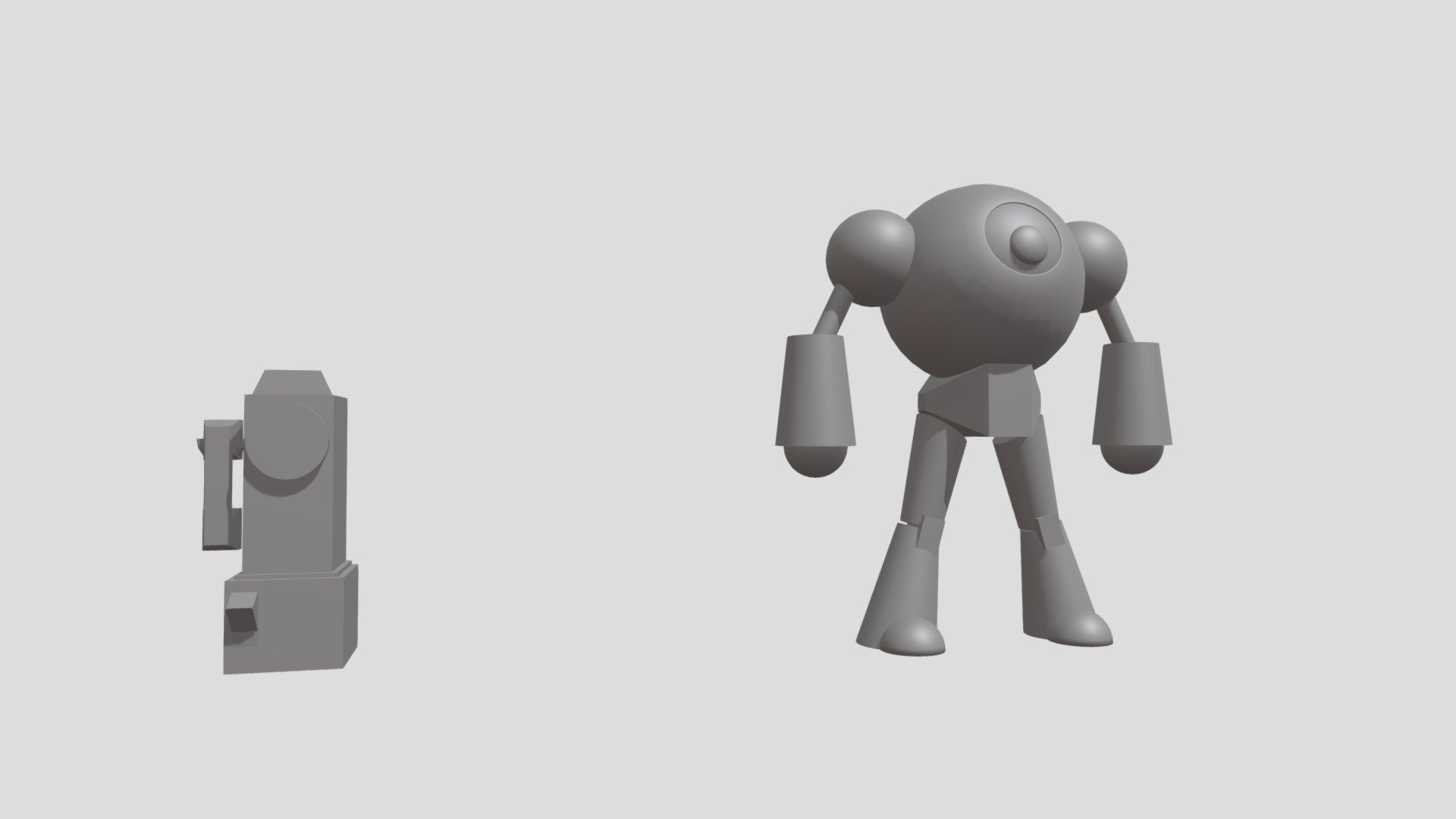 Telephone_ Robot - Download Free 3D Model By Thenewmasters [790ea9a] - Sketchfab