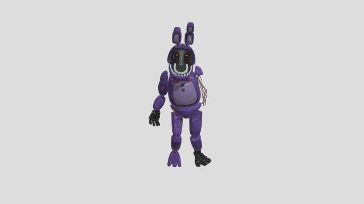 Withered Bonnie 3D Model