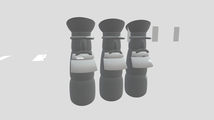 Carrot Guards (2000s, Custom) 3D Model