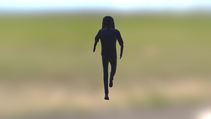 Laura Walk Cycle 3D Model