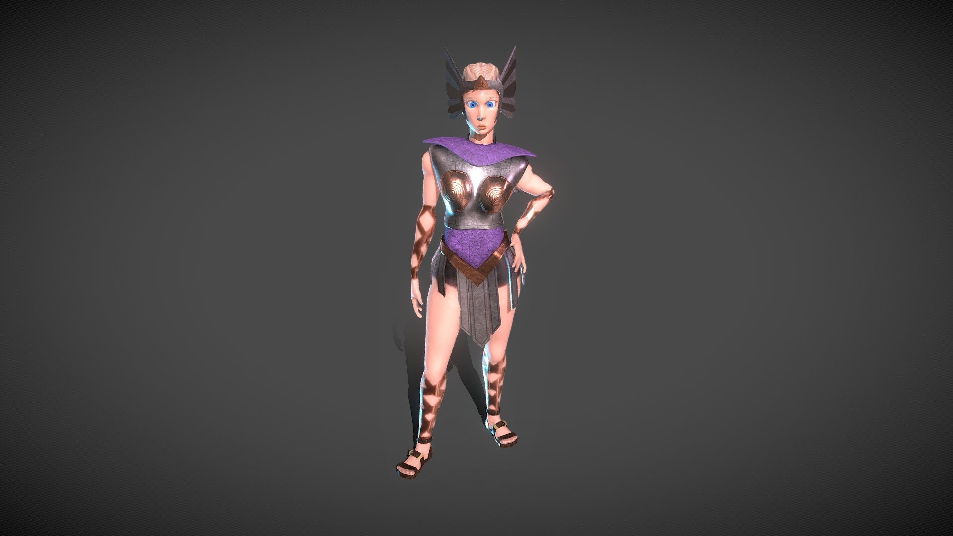 Lady Thor High Poly