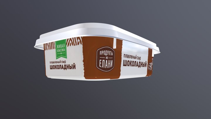 ПРОДУКТЫ ИЗ ЕЛАНИ Шоколадный 200 3D Model