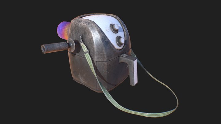 Airfryer Gun 3D Model